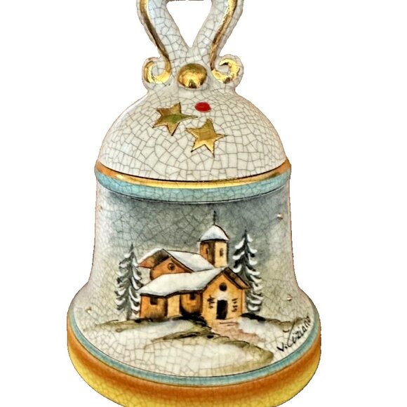 Vintage Veneto Flair Christmas Bell 1977-1978  Signed , Limited with Certificate - Picture 9 of 9